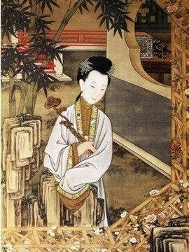 屏风美人