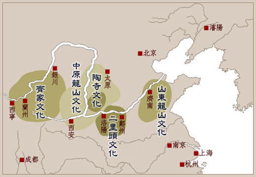 黄河流域文化地图