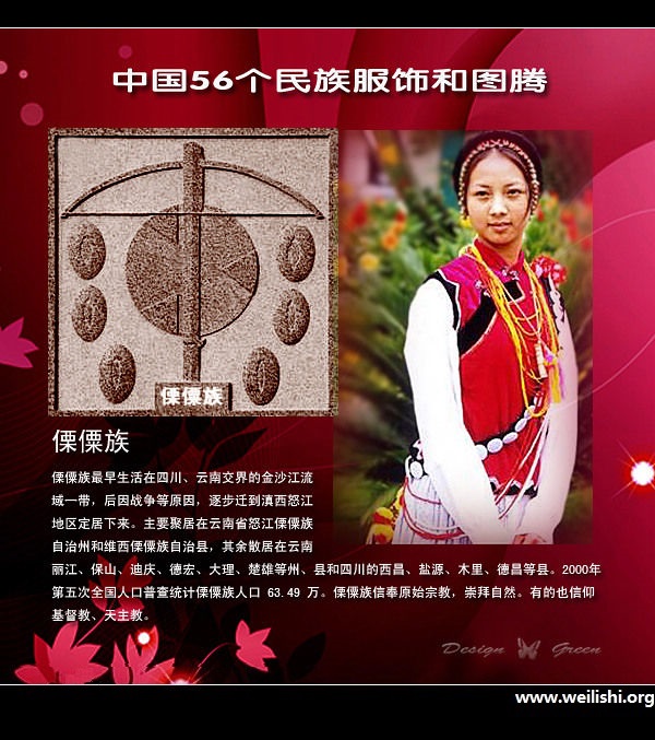傈僳族服饰与图腾 傈僳族服饰与图腾