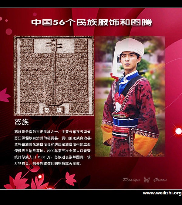 怒族服饰与图腾 怒族服饰与图腾