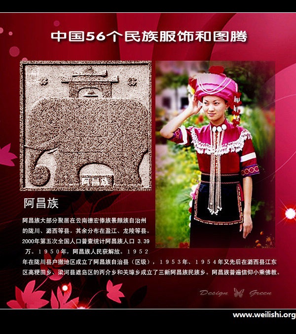 阿昌族服饰与图腾 阿昌族服饰与图腾