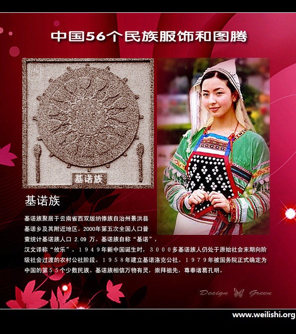 基诺族服饰与图腾 基诺族服饰与图腾