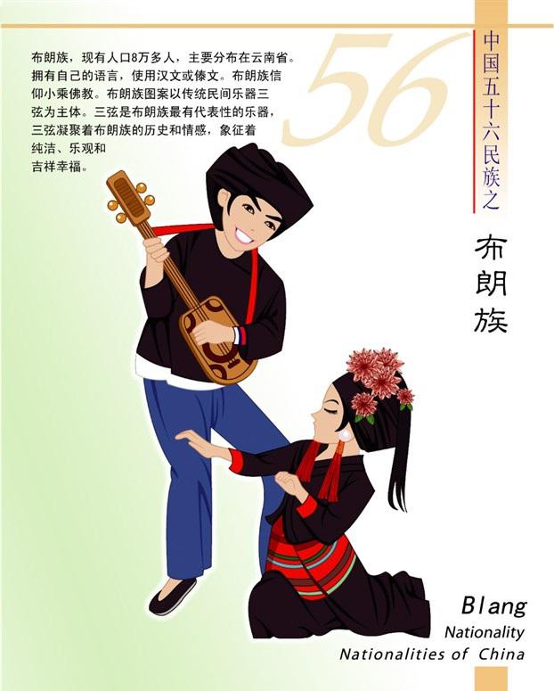 布朗族简介(卡通版) 布朗族简介(卡通版)