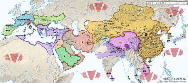 图-唐高宗世界地图