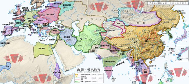 图-明成祖时期世界地图